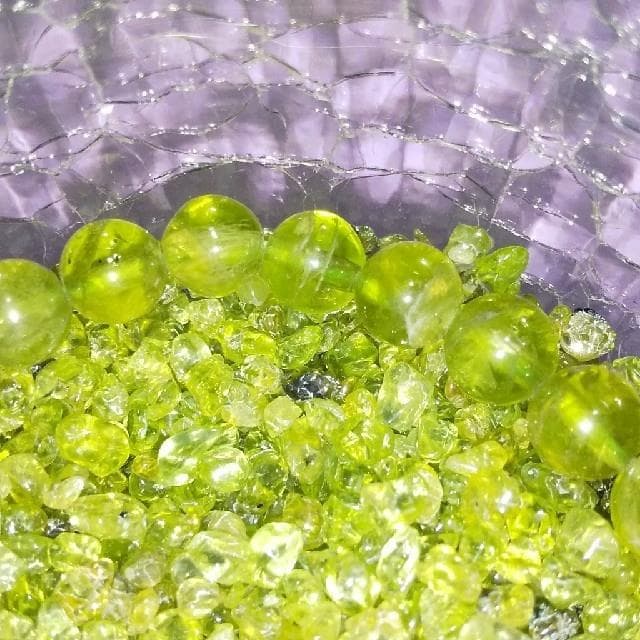 ペリドット ブレスレット さざれ石セット