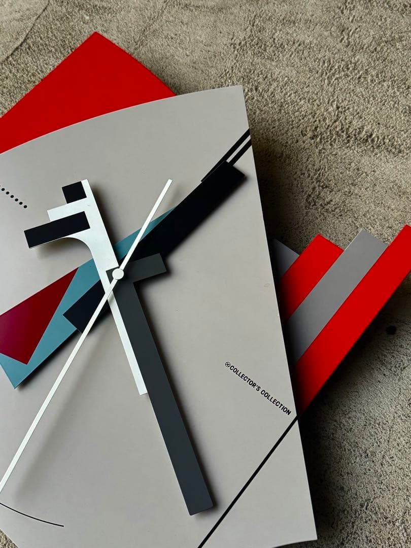 80’s ポストモダン掛け時計　三原昌平　ニコライカネッティ　メンフィス