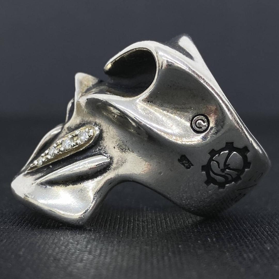 STARLINGEAR 限定 シルバー ダイヤ サーベルトゥースリング 16号