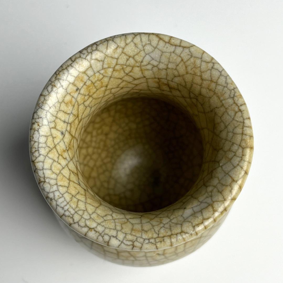 哥窯瓶 中国古玩 中国美術 旧家蔵出 A933