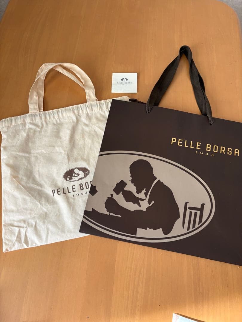 PELLE BORSA ペレボルサ 本革 ハンドバッグ 赤 美品 通勤 お出かけ