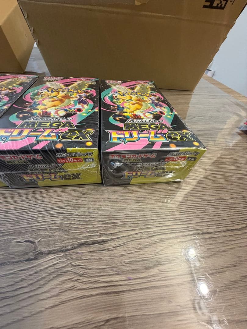 再*可様 ポケモンカードゲーム MEGAドリームex 3BOX シュリンク付き