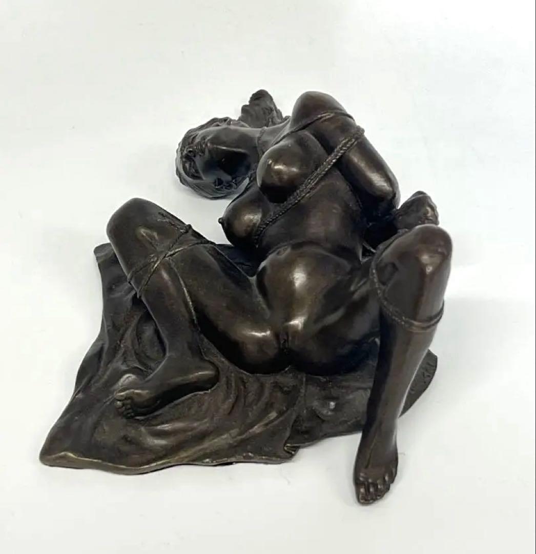 古美術　人物　古銅製　重さ：2318g