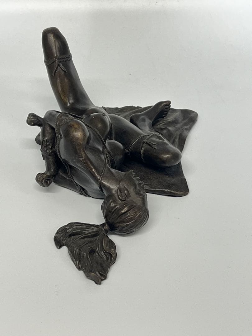 古美術　人物　古銅製　重さ：2318g