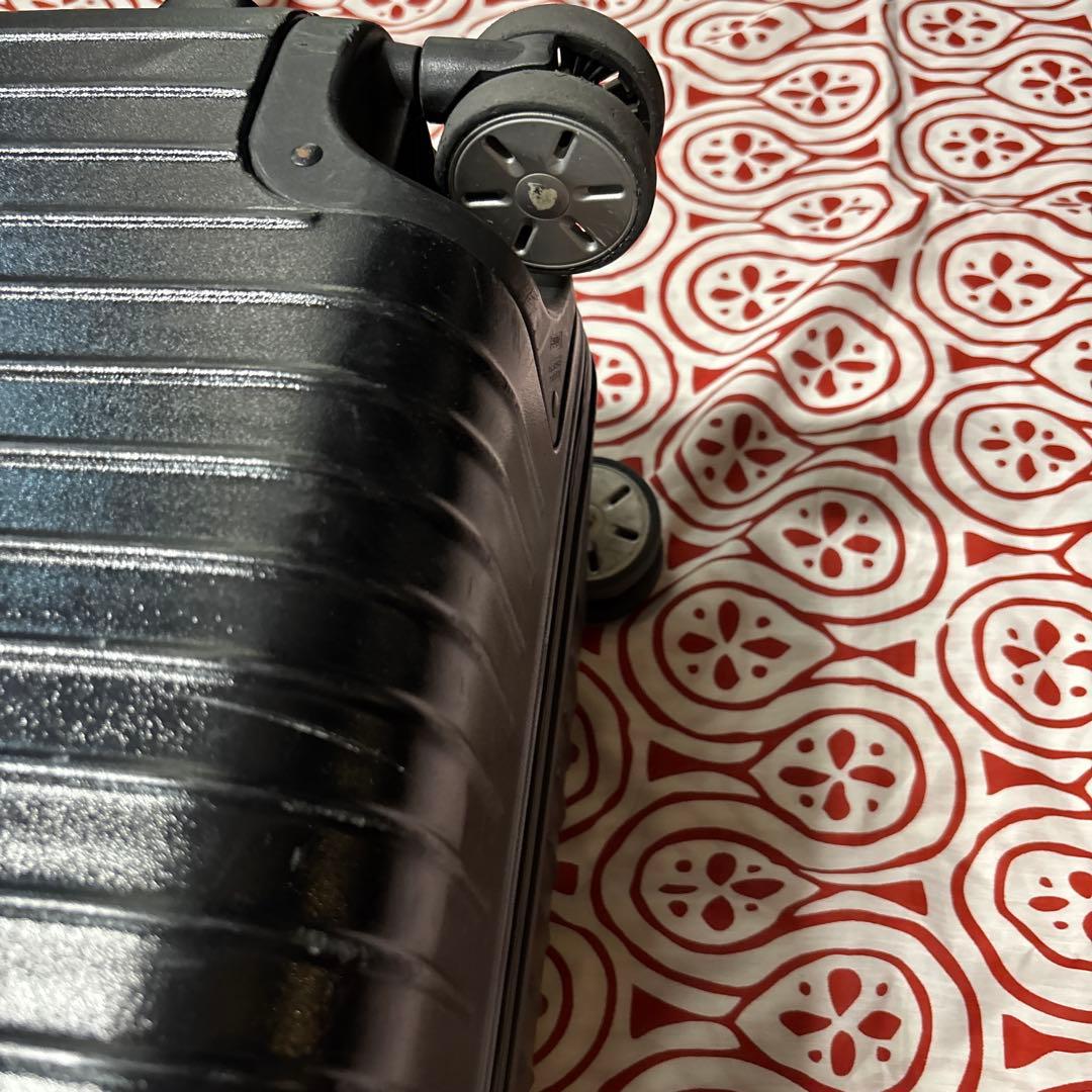 【破損】RIMOWA リモワ　サルサ　マットブラック スーツケース　4輪　87L