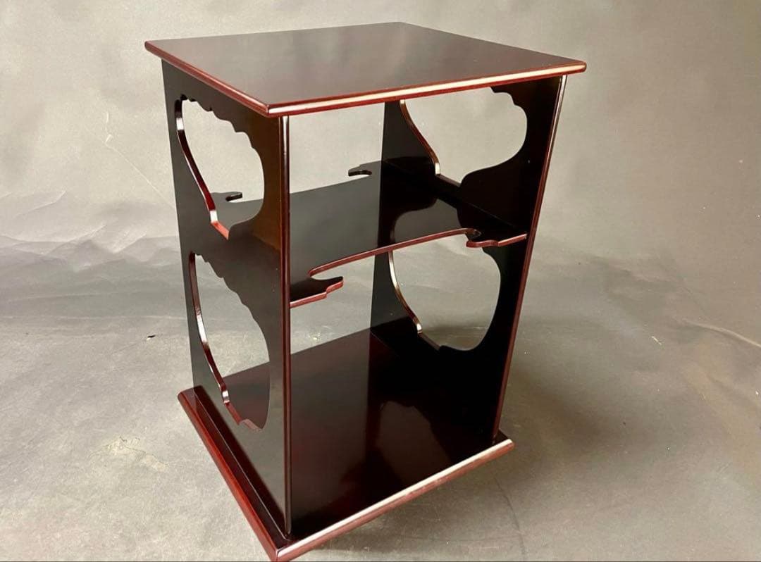 割引❣️ 「母」武野紹鴎好 水指棚 紹鴎水指棚 元箱 茶道具 （F1）