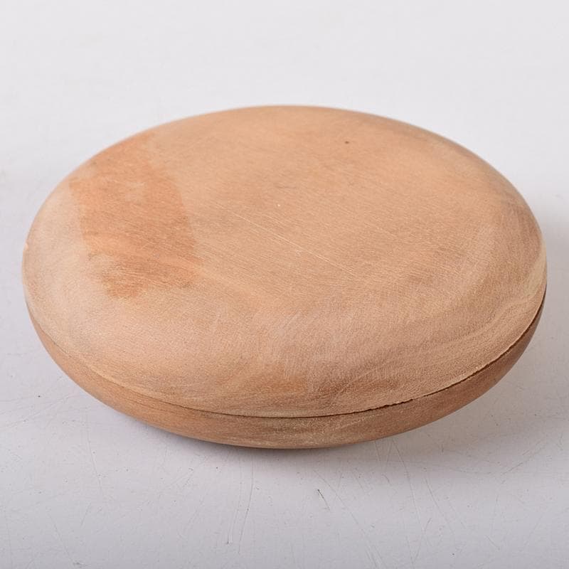 白檀製　釈迦如来・普賢菩薩・文殊菩薩刻　香合佛　仕覆付　共箱　V　R8423