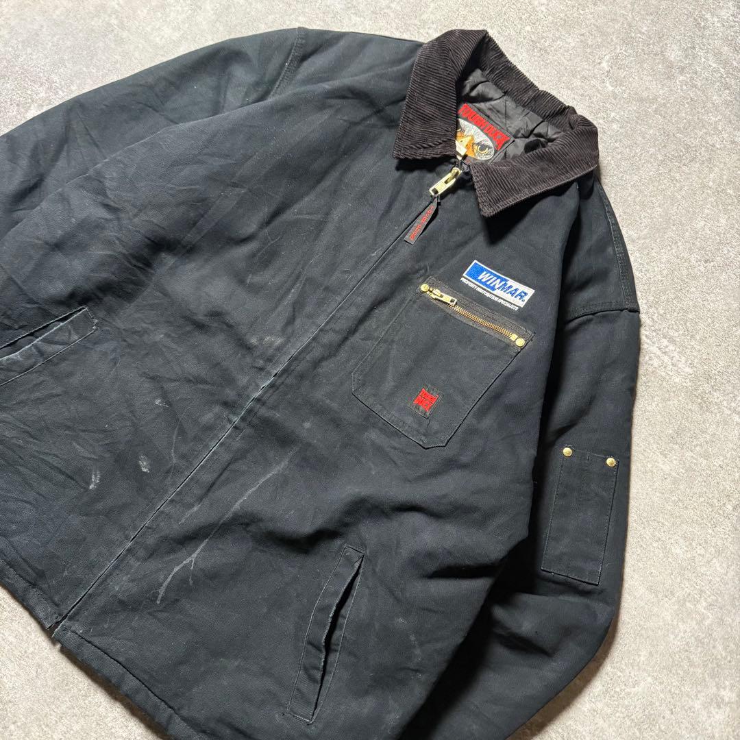 TOUGH DUCK タフダック 襟コーズ ダックジャケット XL ブラック
