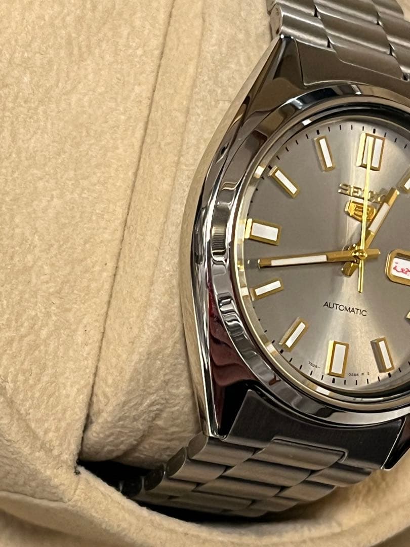 【未使用級】SEIKO セイコー セイコー5 SNXS75K1 自動巻 裏スケ