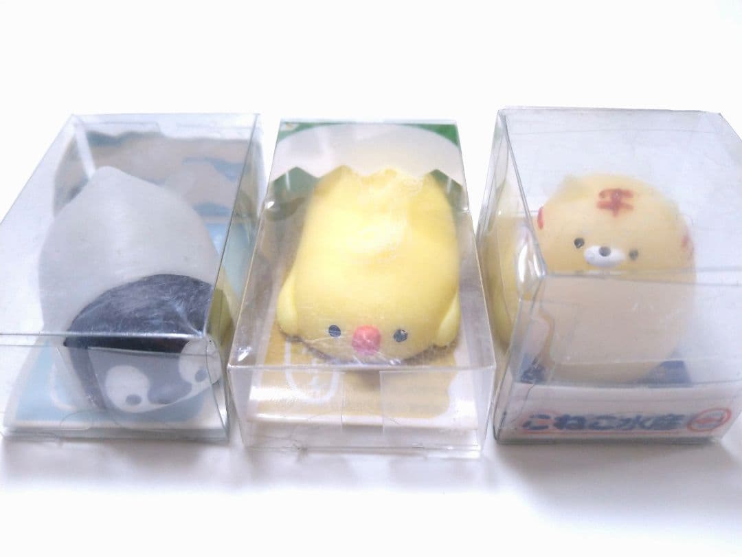 やわらかひよこ？くん　ペンギンさん　とらねこくん　ushihito　スクイーズ