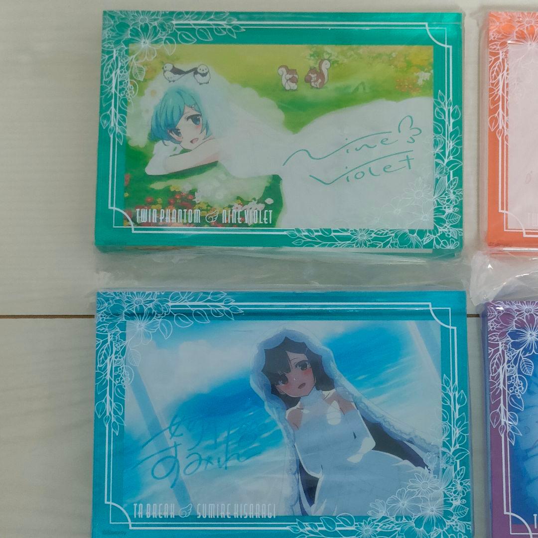 【未開封】ツインエンジェル　あつあつアクリルブロック　4点セット