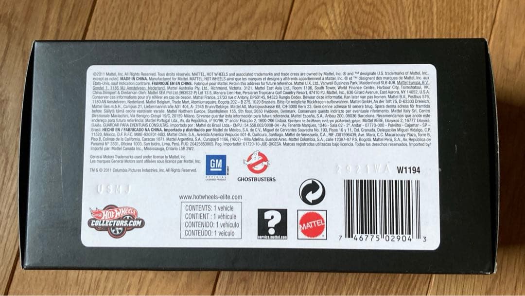 Hot Wheels Ghostbusters Ecto-1 1:43 エリート