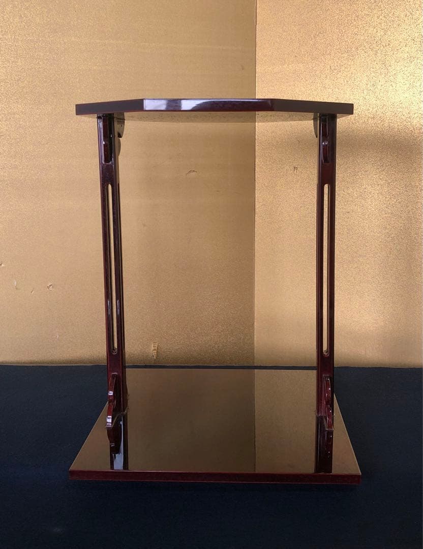 《R》輪島塗 寿棚 塗師 茶平一斎 共箱　260114き3