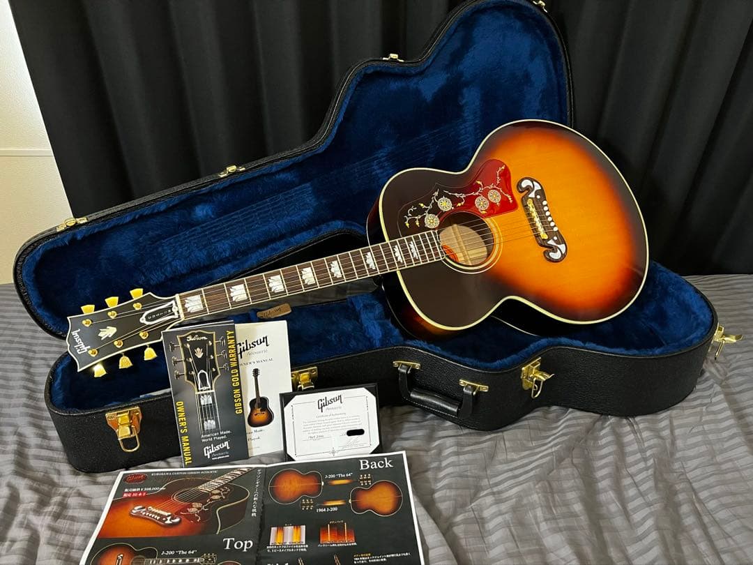Gibson J-200 ”The 64”1964年復刻モデル 新品同様超美品