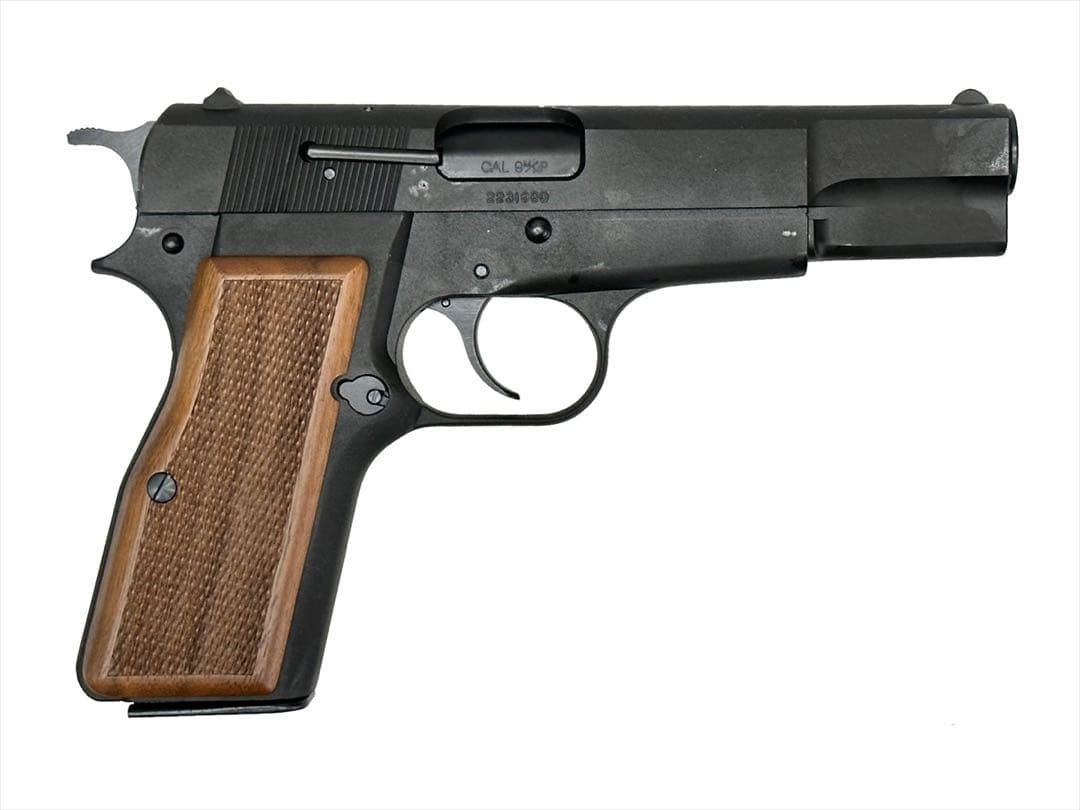 Hi-Power コマーシャル マットブラックABS 木製グリップ仕様