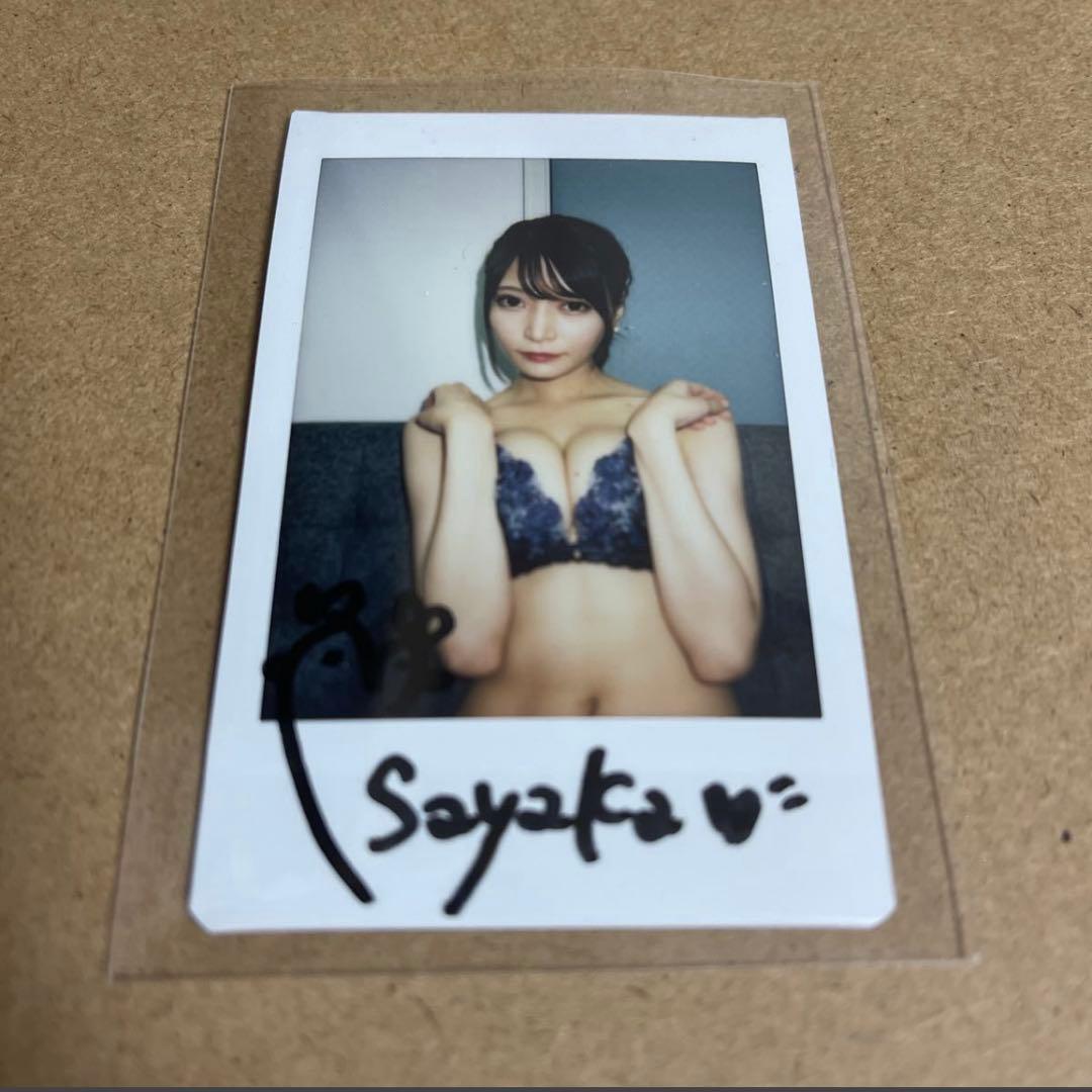 ◆似鳥沙也加 イベント限定 直筆サイン入りチェキ グラビアアイドル セクシー