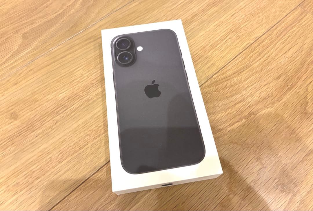 【新品未開封】 iPhone16 128GB ブラック SIMフリー