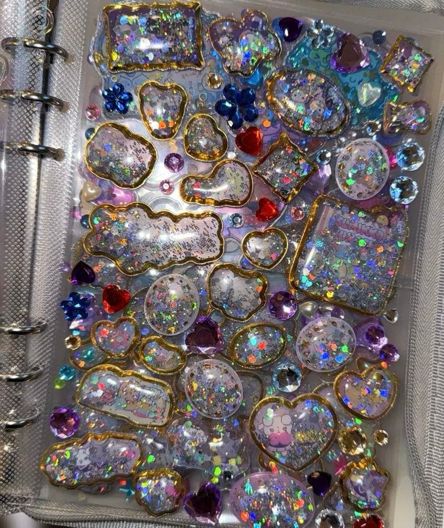 正規品のみ‪‪❤︎‬A5キラキラデカシール帳完成品‪‪❤︎‬