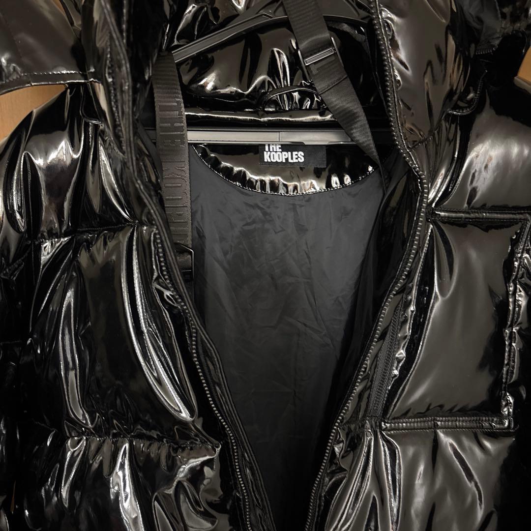 エナメルジャケット THE KOOPLES 光沢ブラック