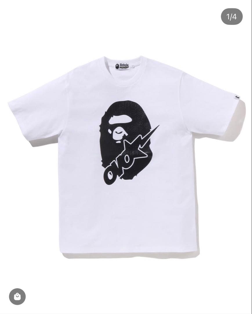 BAPE × OVO コラボ Tシャツ ホワイト Lサイズ 新品未使用