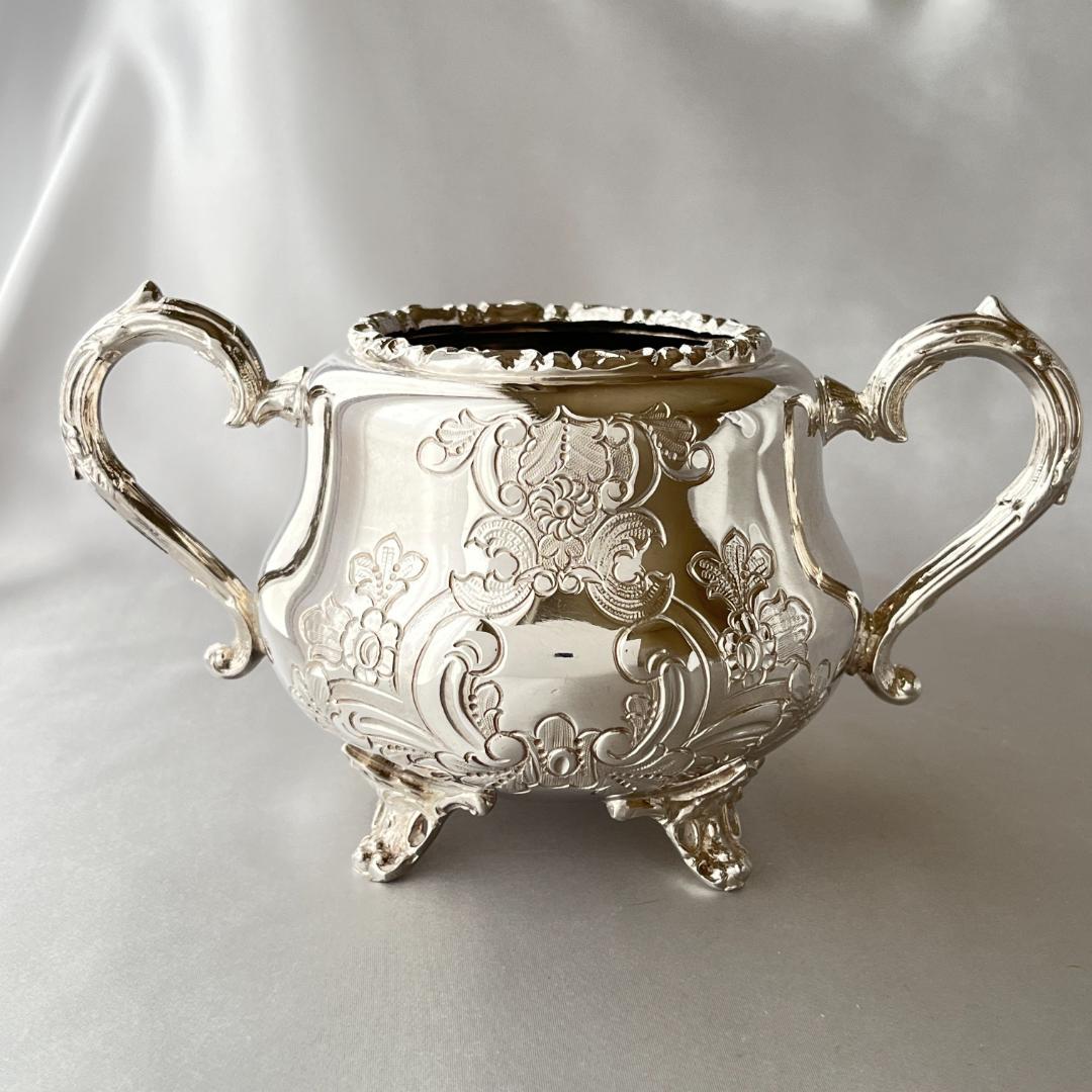 【Cooper Brothers】 ファルコンとマスカロン ティーセット 4点