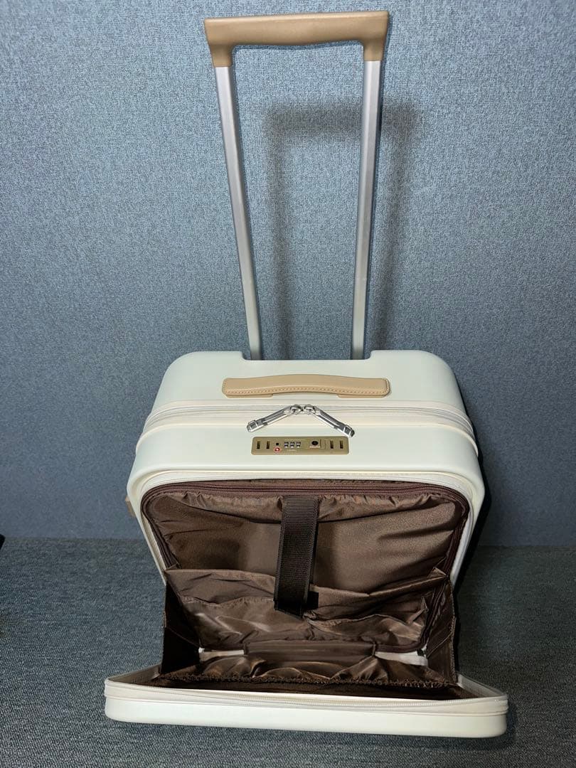 ACE フレットボード 50L スーツケース　アイボリー　ホワイト