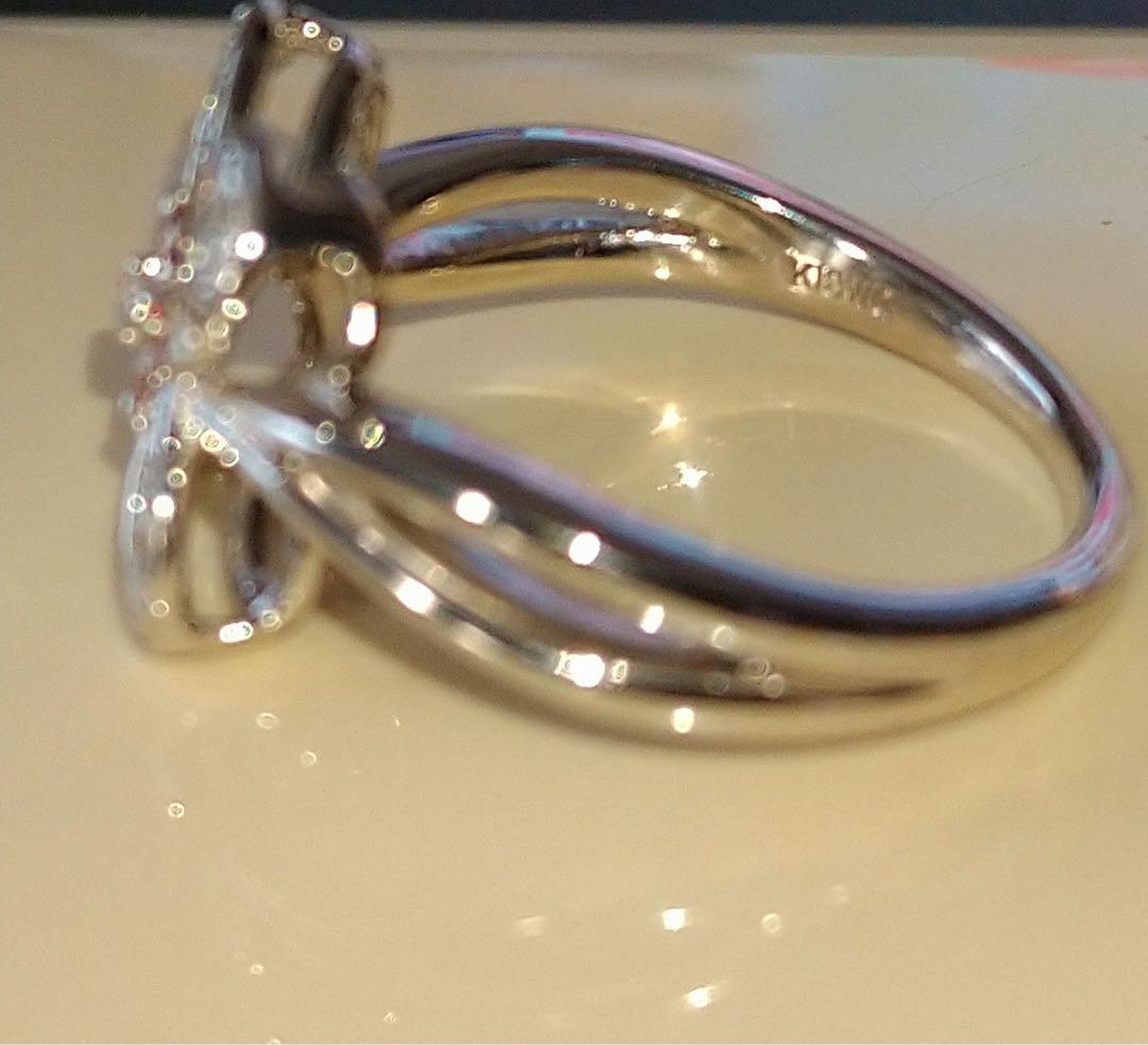 天然ピンクダイヤモンド リング♡K18wg♡