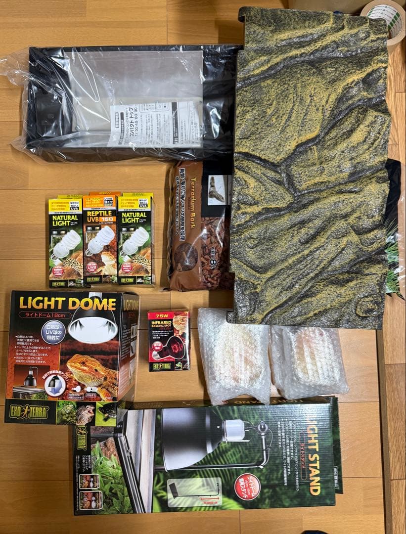 S*N様 爬虫類・両生類用レイアウトセット　フトアゴヒゲトカゲ　gex 飼育セッ