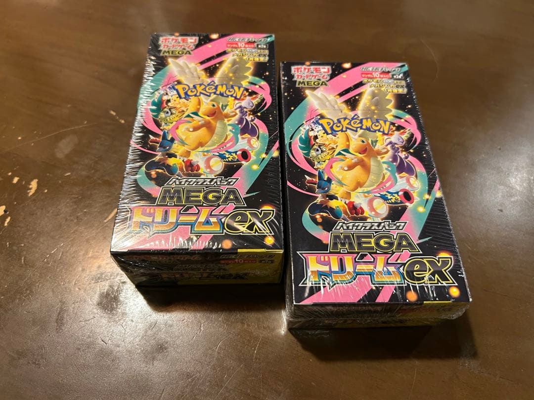 ポケモンカードゲーム MEGA ドリーム EX 2パック　未開封シュリンク付