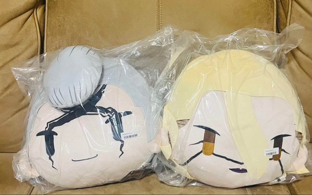 ドクターストーン　フェイスクッション スタンリー ゼノ　2種セット　ぬいぐるみ