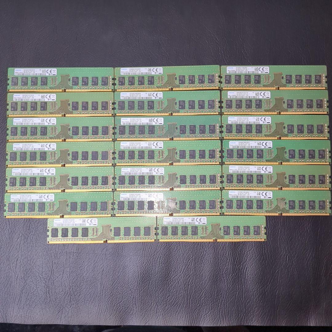 Samsung 4GB DDR3メモリー PC3-17000２０枚セット