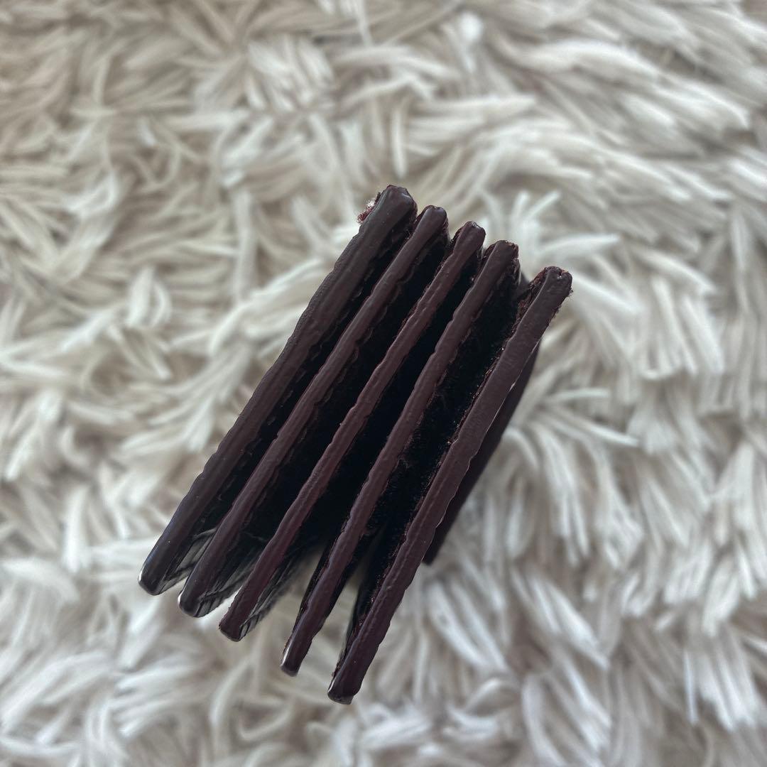 SÉZANE GINETTE カードホルダー チョコクロコ