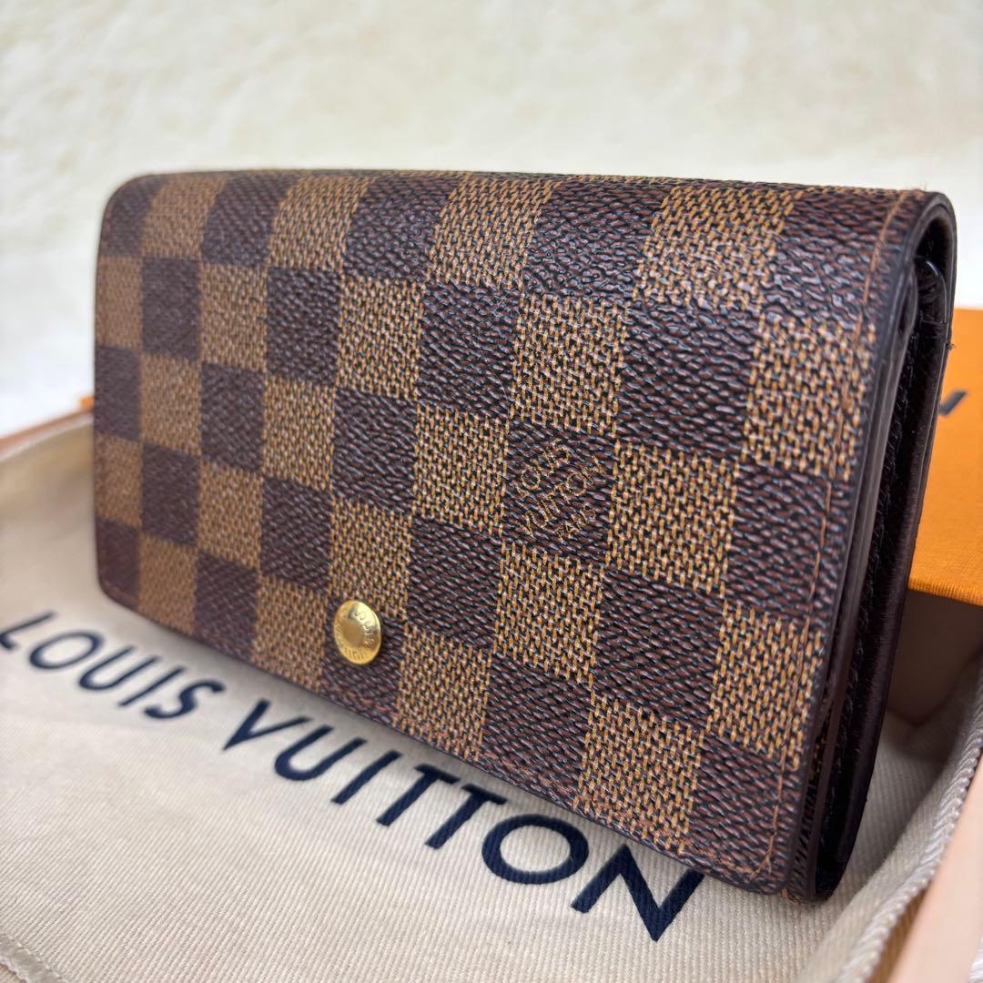 極美品✨ルイヴィトン ダミエ ポルトフォイユ トレゾール L字財布 ユニセックス