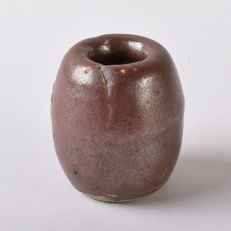 茶道具　瀬戸焼　古瀬戸　おもり形　蓋置　時代箱　C　R8305