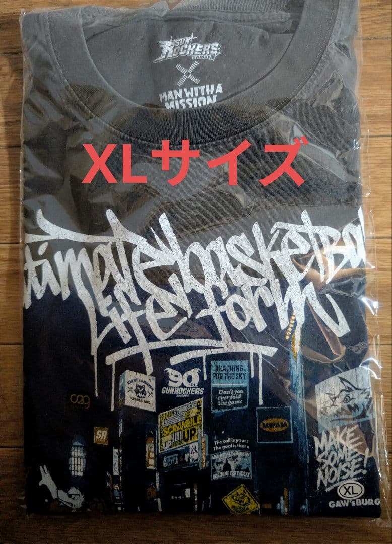 SUN ROCKERS × MAN WITH A MISSION Tシャツ XL