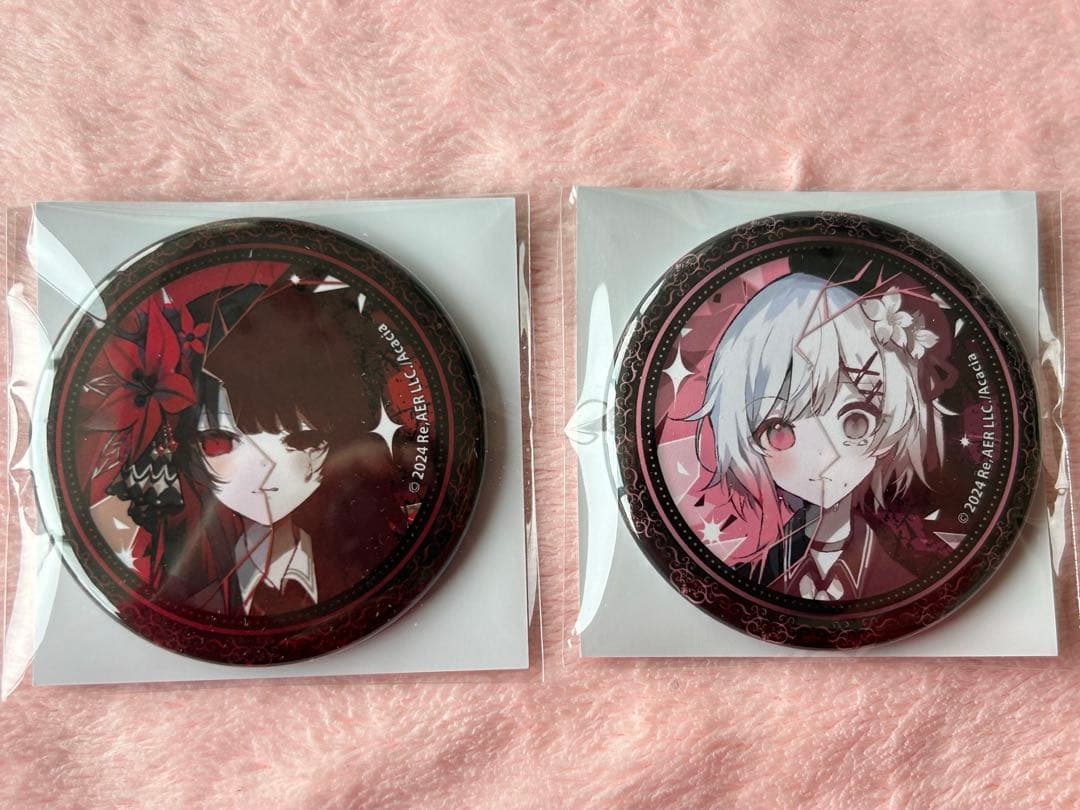 魔法少女ノ魔女裁判 　まのさば　桜羽エマ　二階堂ヒロ　缶バッジ