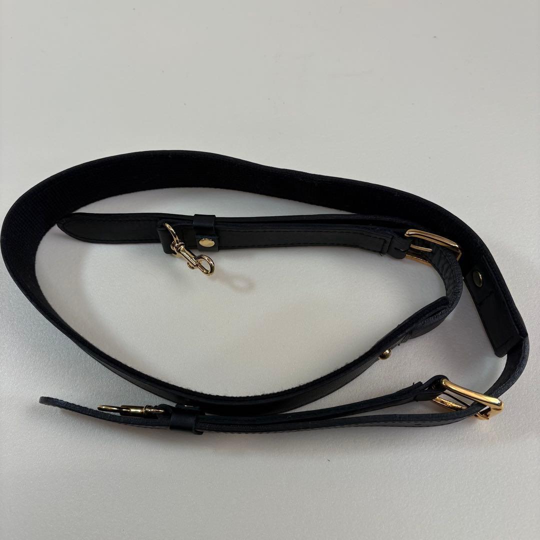 Aki 様M.U.L. レザー ハンドバッグ 2WAY ゴールド金具 日本製 黒