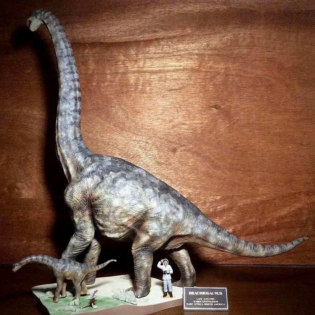 タミヤ ブラキオサウルス 情景セット 完成品！