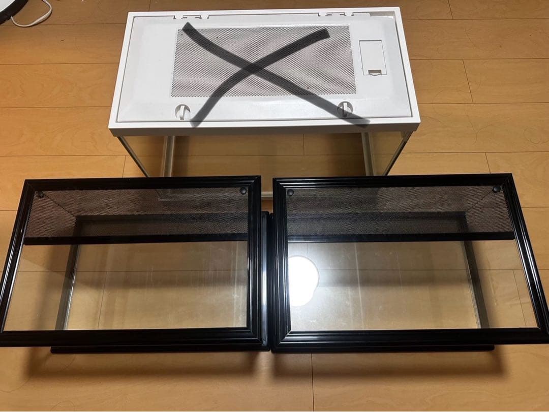 爬虫類ゲージセット ホワイト・ブラック