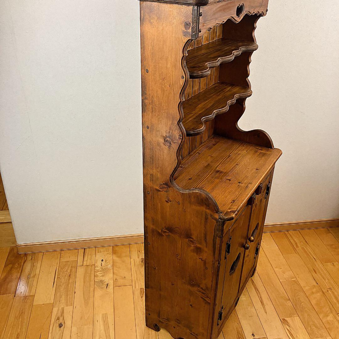アンティーク　カントリー家具　カップボード