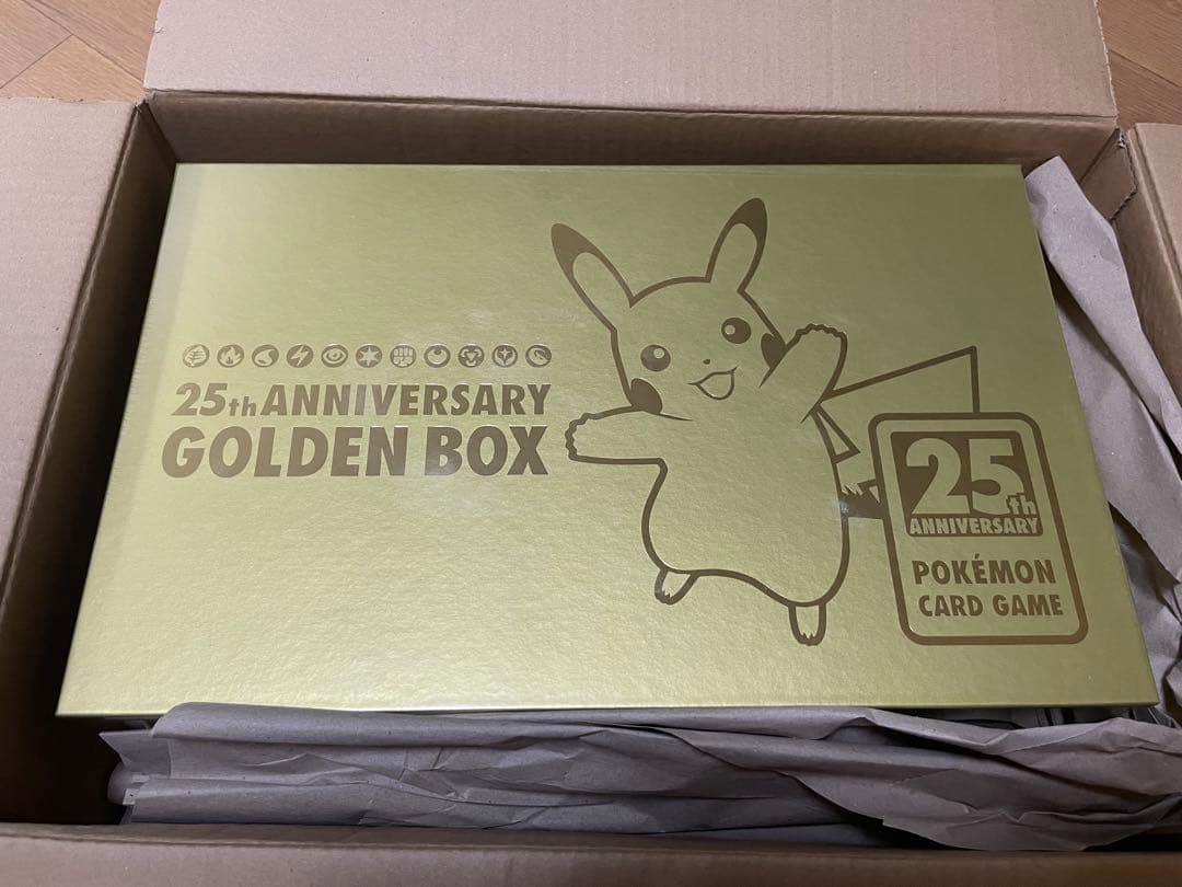 ポケカ 25周年ゴールデンアニバーサリーボックスのシュリンク付き 新品未開封
