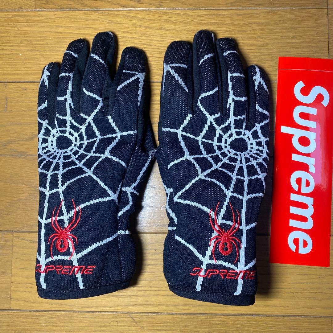 24fw Supreme×Spyder gloves Mサイズ BLACK