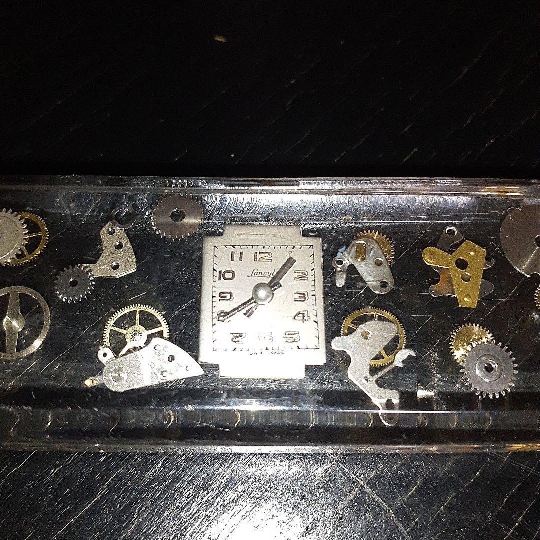 激レア　スイス時計　パーツ封入　ペーパーナイフ　中古品