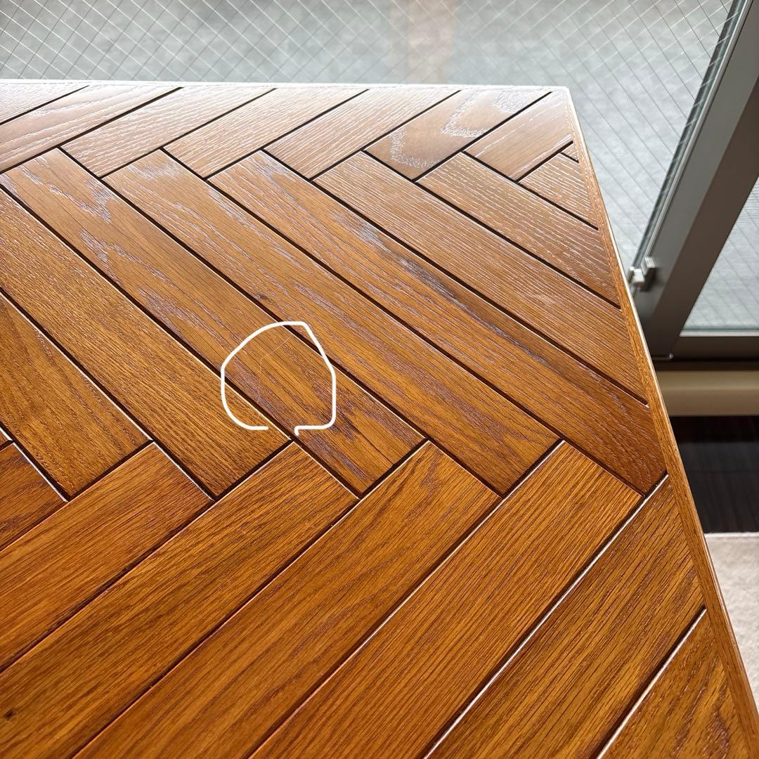 ばじ　アクメファニチャー ダイニングテーブル　ヘリンボーン　ACME