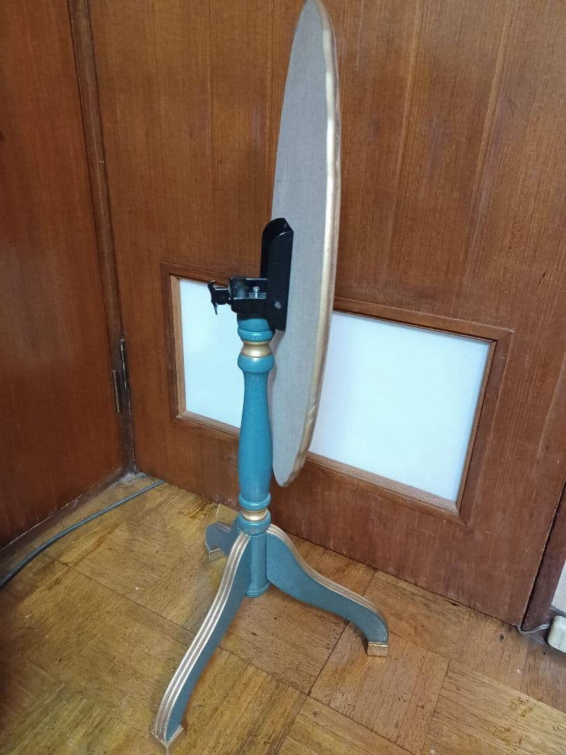 トールペイント素材　チルトトップワインテーブル