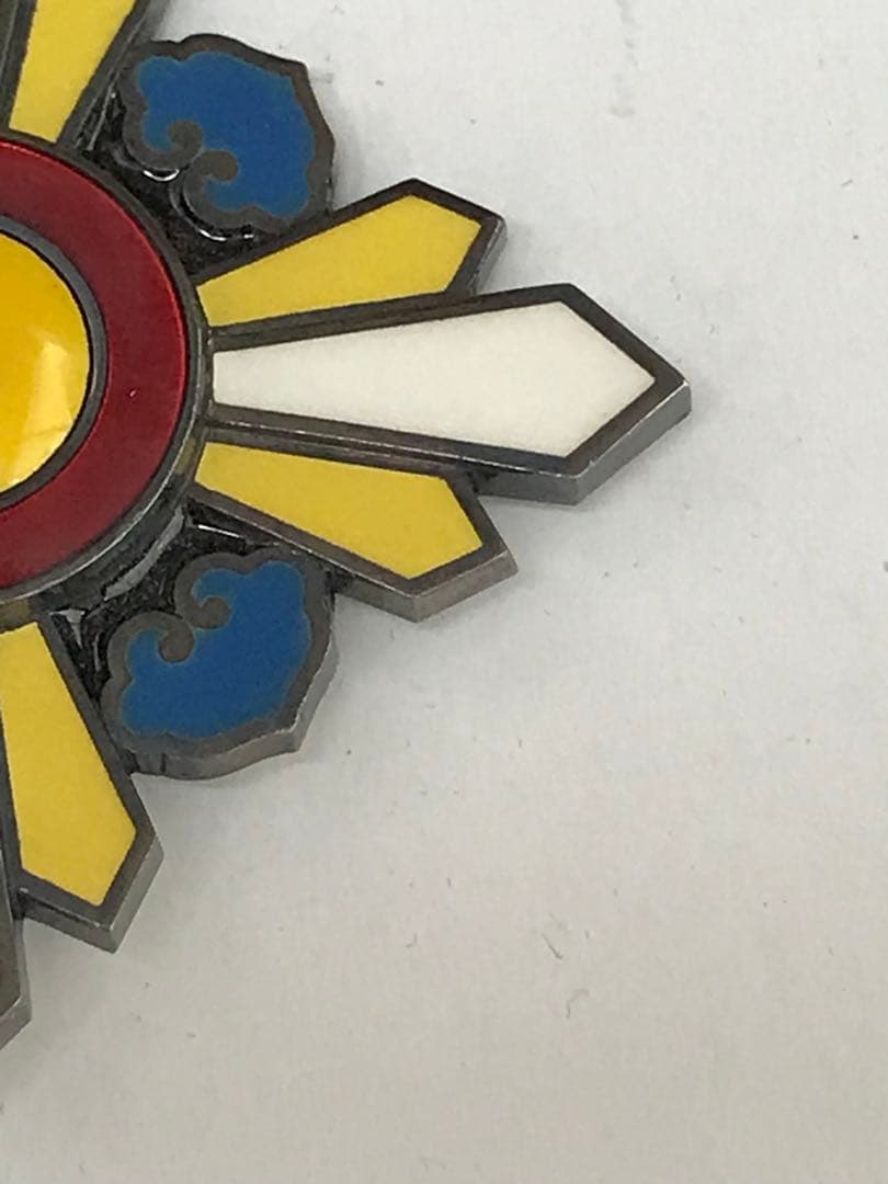 ☆希少品☆満州国勲章 満州国 勲六位景雲章 旧日本軍 　勲章　I.1236