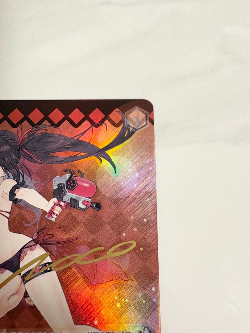 ヴァイスシュヴァルツ　富士見ファンタジア SP 戦争ごっこ　狂三　サイン