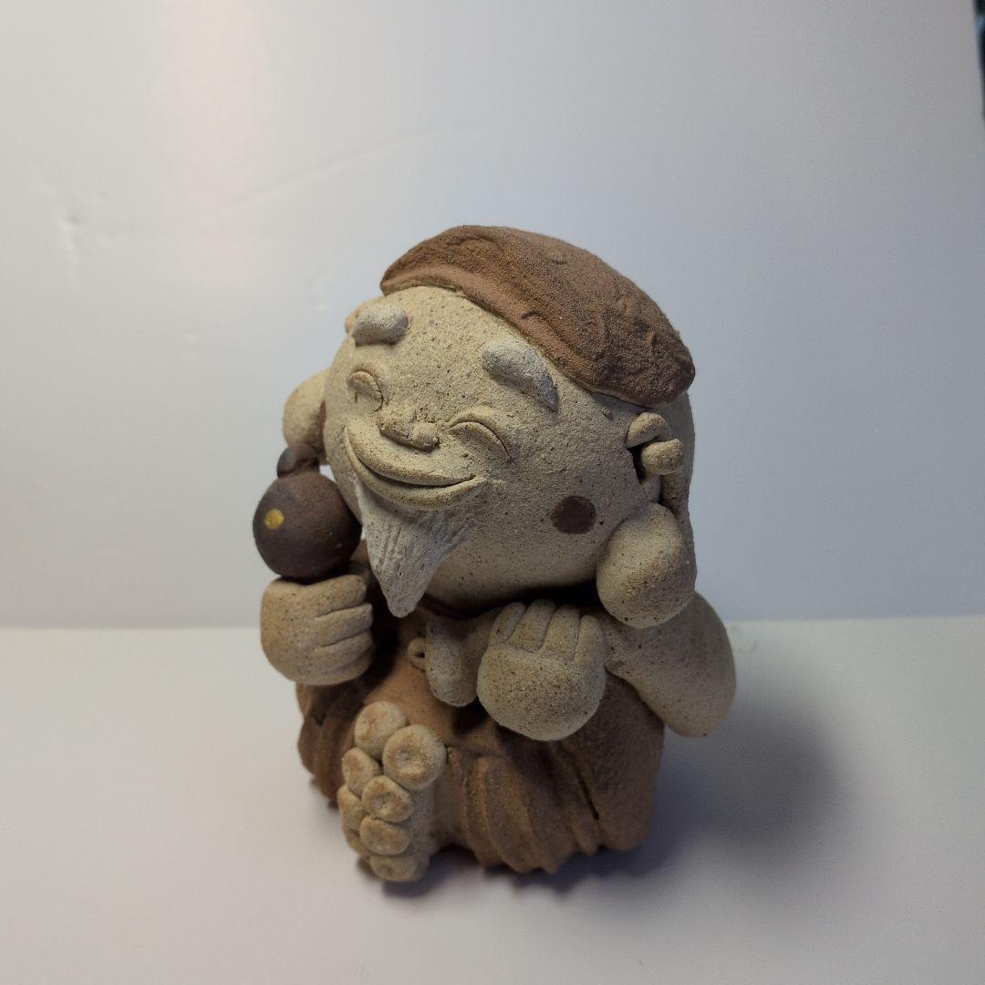 小林牧牛さんの恵比寿さんと大黒さんの陶人形