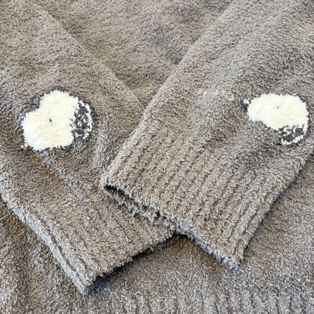 ジェラートピケ スヌーピー ルームウェア グレー L