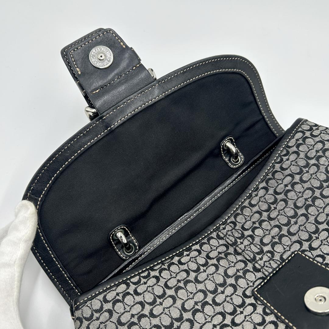 極美品✨コーチ ハンドバッグ ソーホー ミニシグネチャー トップハンドル 保存袋